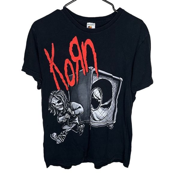 Y2K KORN T Shirt Medium - Picture 1 of 6